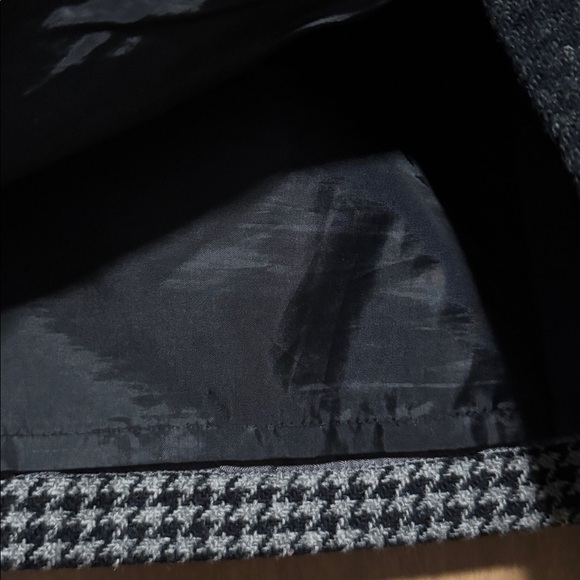 J. Crew The Pencil Skirt Womens 8 Wool Herringbone Grey/Black check Preppy Warm - Picture 5 of 10